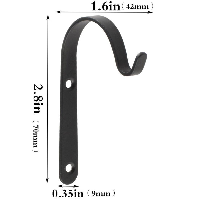 Conjunto Suporte De Pendurar De Metal Em Formato De J - Mega Mimos