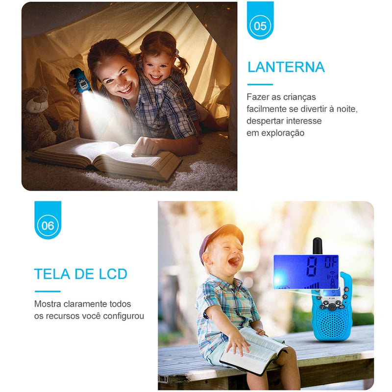 Walkie Talkie Portátil infantil - Mega Mimos