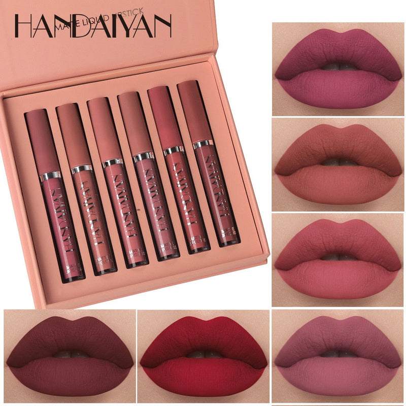 Batom Luxuoso Glamour Matte Handaiyan - Mega Mimos