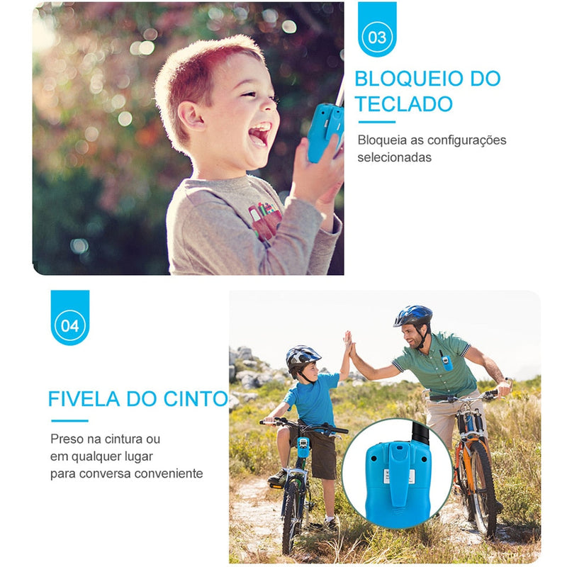 Walkie Talkie Portátil infantil - Mega Mimos