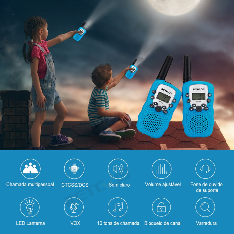 Walkie Talkie Portátil infantil - Mega Mimos