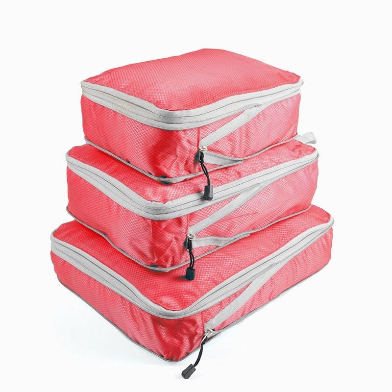 Conjunto de bolsas organizadoras para viagem - Mega Mimos